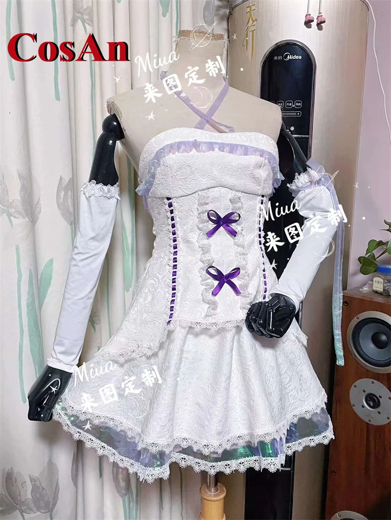 

CosAn [Customized] Re:Life In A Different World From Zero Rem Cosplay Costume Pajamas Wedding Dress Party Role Play Clothing