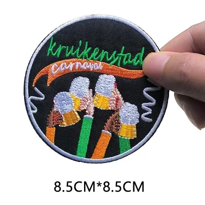 Carnival Kruikenstad Emblem Iron-On Embroidered Patch Badge