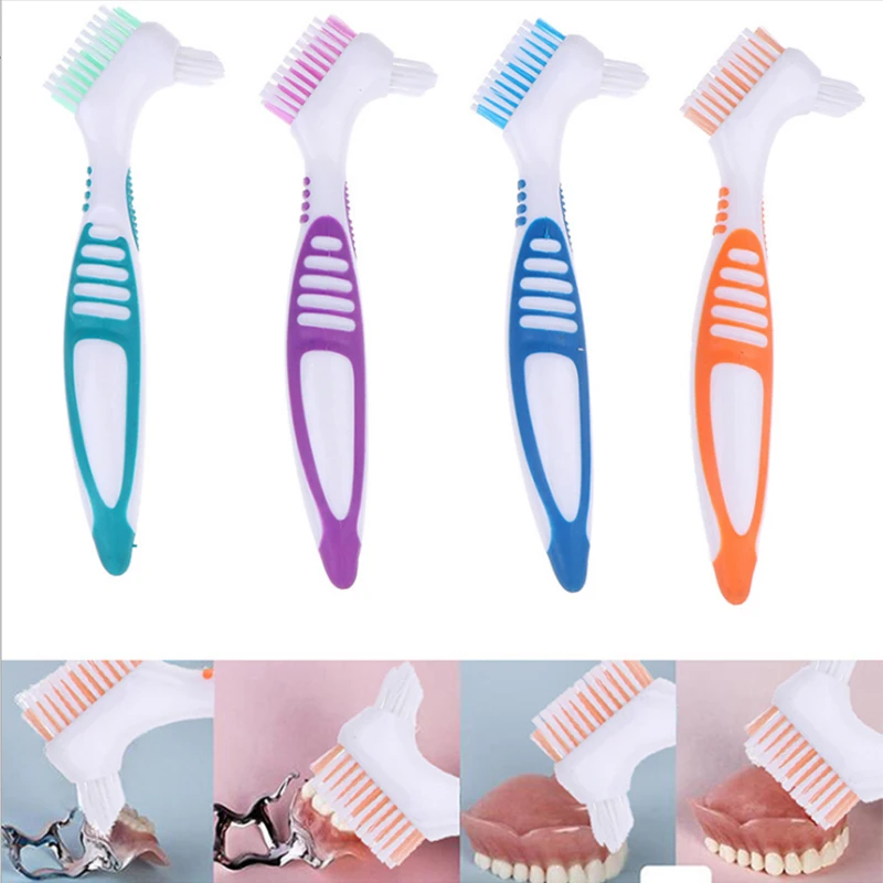 

Practical Denture Cleaning Brush Denture Toothbrush Oral Cleaning Braces Soft Descaling Brush Oral Tools