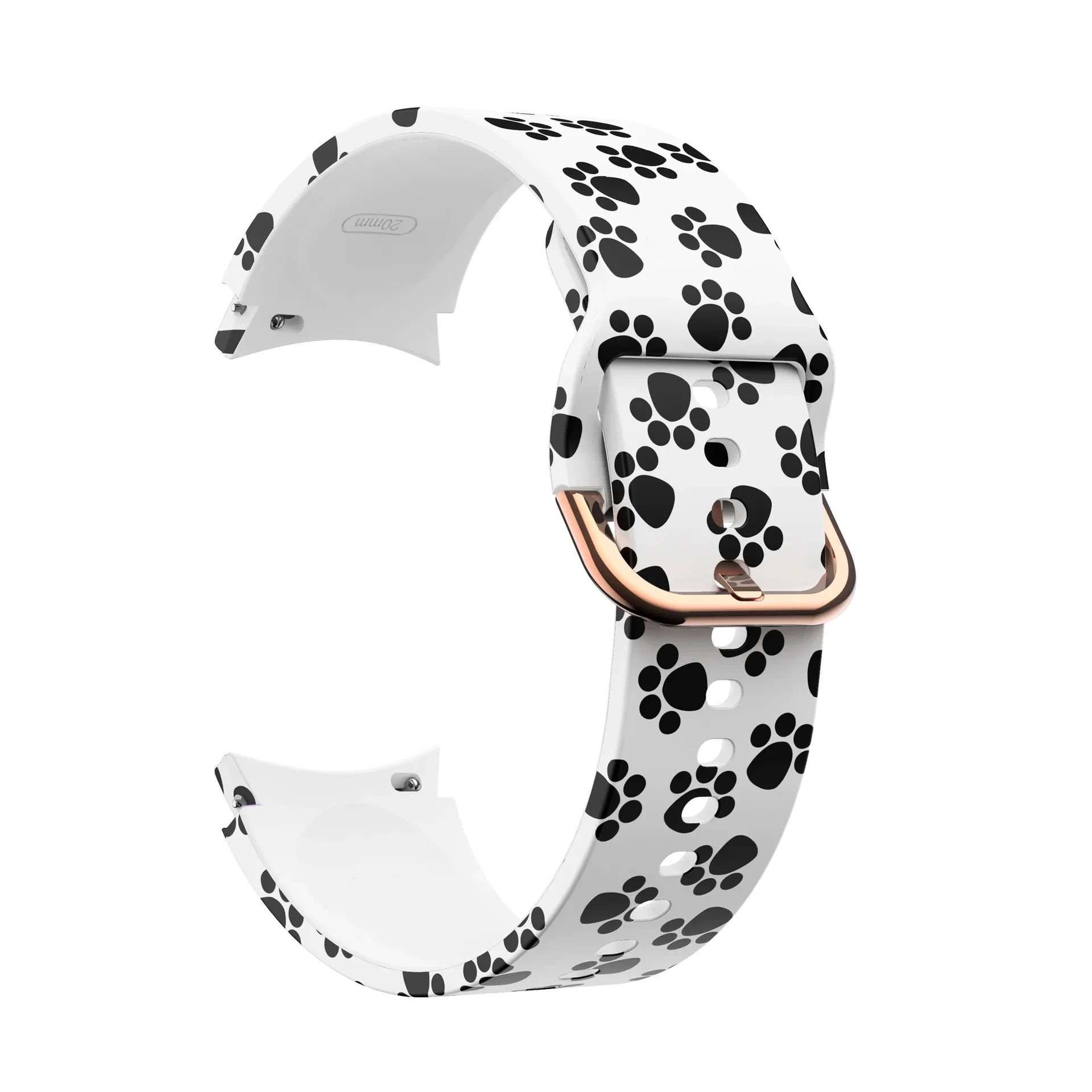 Vibrant Printed Silicone Watch Strap Bracelet