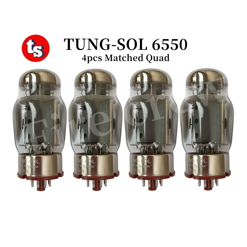 Fire Crew TUNG-SOL 6550 Vacuum Tube HIFI Audio Valve Replaces KT88 KT120 KT100 Electronic Tube Amplifier Kit Diy  Matched Quad 6
