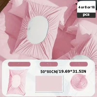 Ensemble de taies d'oreiller jetables, 4/8/16 pièces, résistant à la saleté et respirant, universel, adapté pour hôtel, Salon de beauté, voyage, aucun noyau d'oreiller inclus 2
