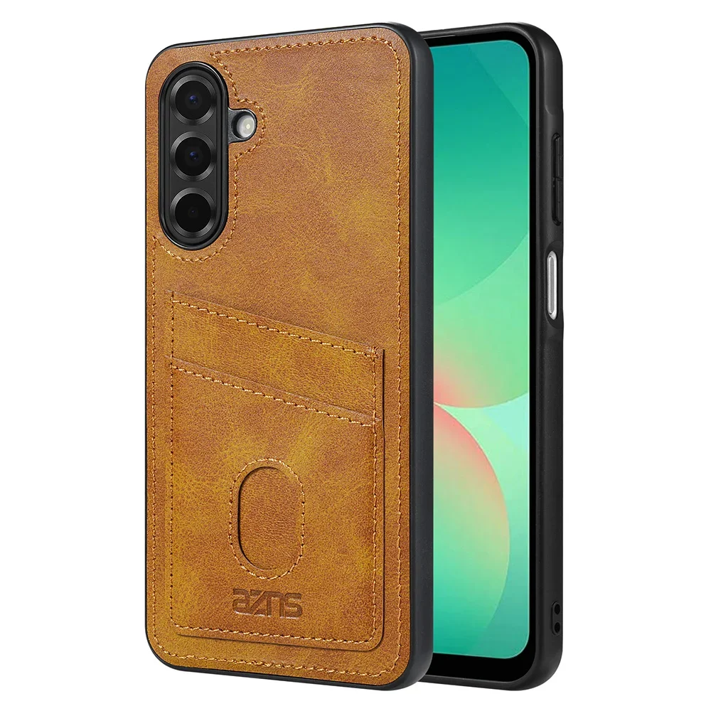 Vintage Leather Card Holder Phone Case Cover