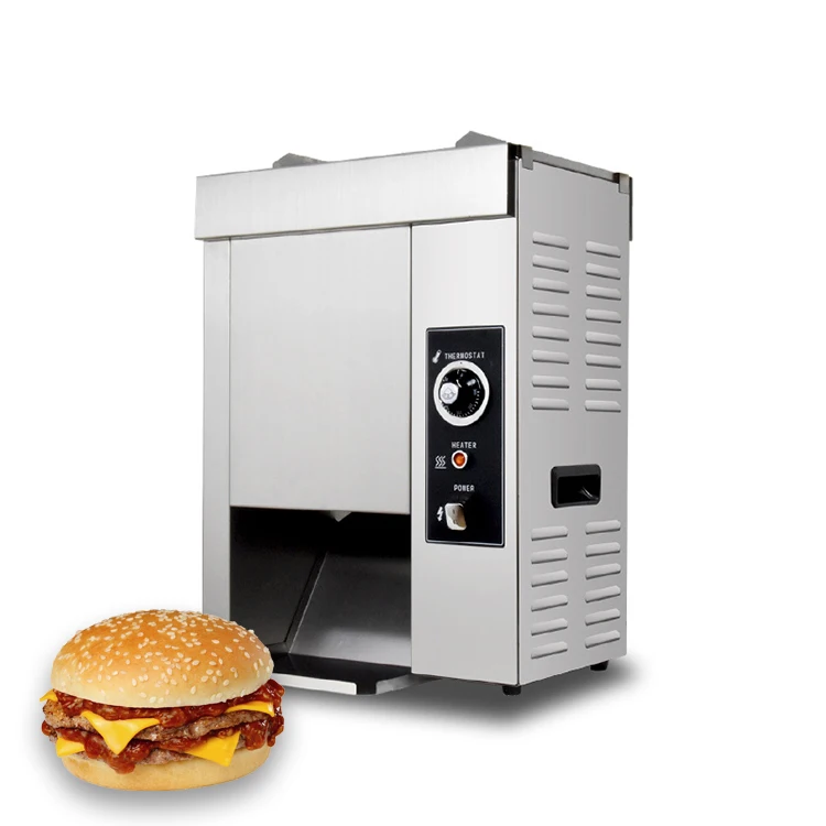 

Electric Round Egg Hamburger Sandwich Breakfast Maker Bun Toaster Burger Bun Toaster Machine Hamburger Patty Making Machine