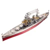 Piececool Puzzle 3D Metal Battleship Model Kits HMS Hood Richelieu Ship Model Jigsaw Toys for Teens Brain Teaser 4