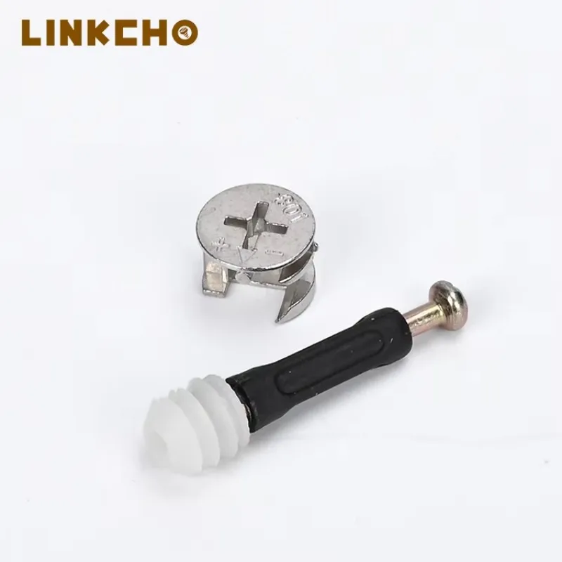 Stainless Steel Three In One Minifix cam dowel lock screws Invisible Bathroom Furniture Connector bolt For Cabinet