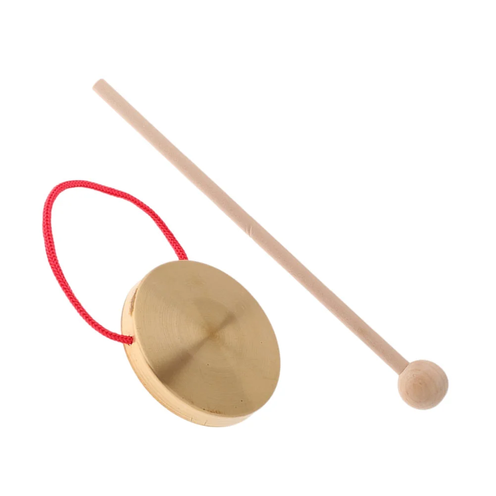 1 Set Practical Hand Gong Gong Percussion Instrument for School Festival Party chinese gong instrument