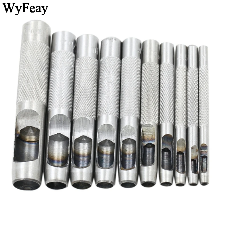 4 Pcs Belt Hole Punchers Durable Galvanized Silver DIY Leather Craft Hollow  Hole 1mm-10mm Punch Plastic Rubber Tools - AliExpress