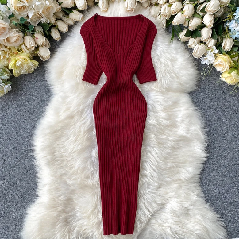 bodycon maxi dress with slit Ribbed Mock Neck Side Slit Sleeveless Bodycon Maxi Dress  Armenian Pride  Collection