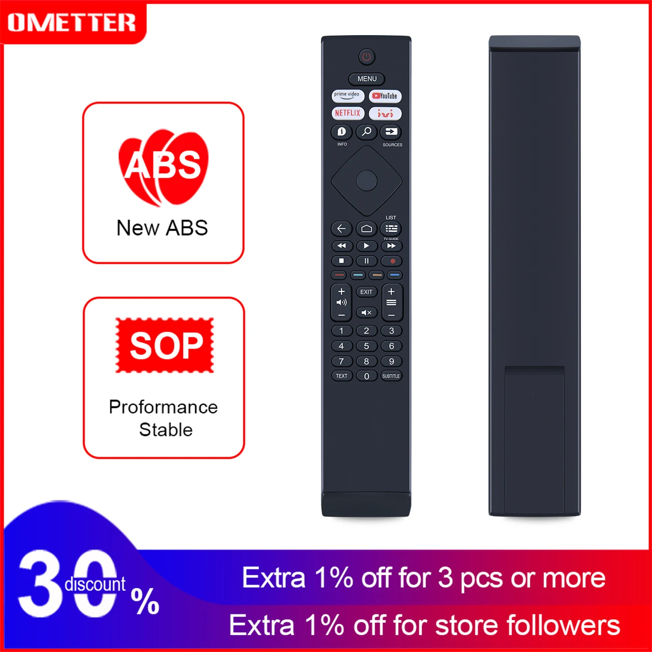 Hr45B Gj13 Telecomando Muslimex Sostituire Per Philips Led 4K Uhd Led Tv 43 Pus7406/60 50 Pus7406/60 55 Pus7406/60 65 Pus7