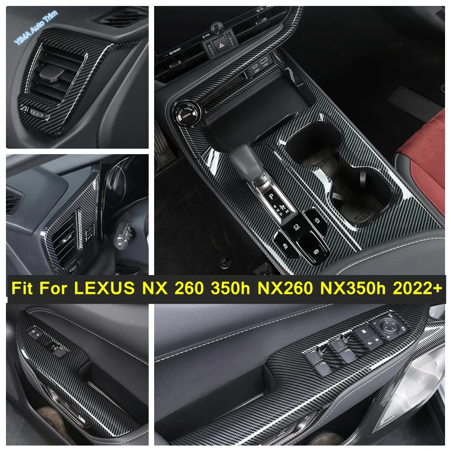 

Car Gear Shift Box / Upper Air Outlet / Window Glass Lift Cover Trim For LEXUS NX 260 350h NX260 NX350h 2022 - 2024 Accessories