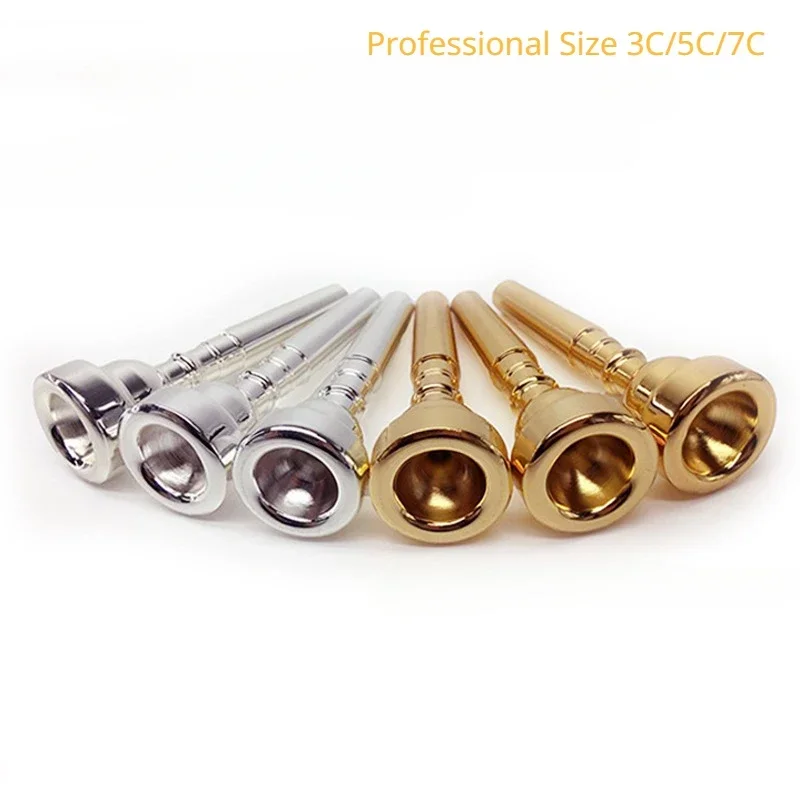 ProfessionalBrassTrumpetMouthpieceSilverplatedStandardTrumpet