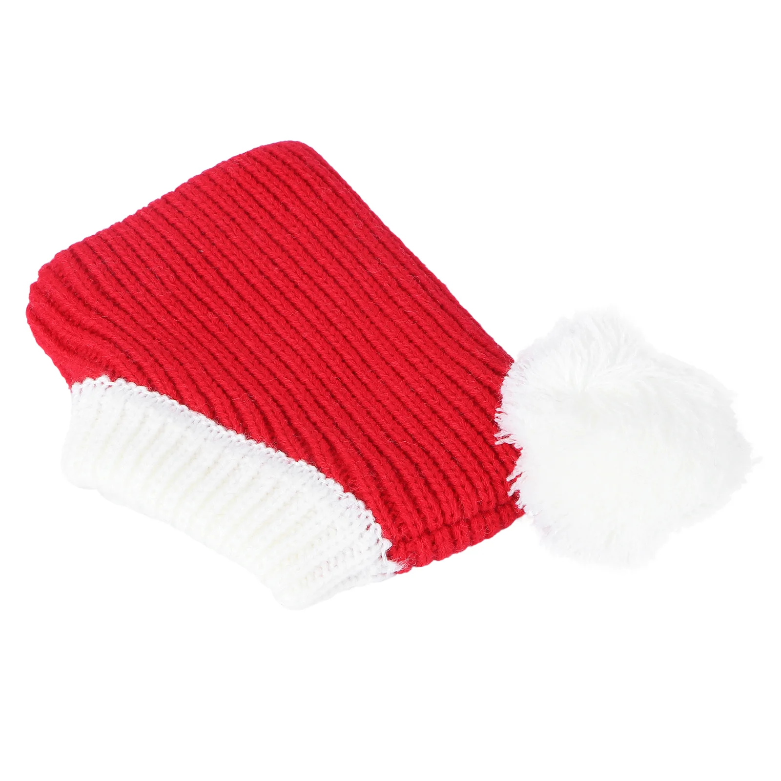 

Christmas Hat- Santa Hat Winter Warm Christmas Santa Claus Cat Hat Woolen Hat Christmas Headwear Santa Hat for Puppy Cat ( Red )