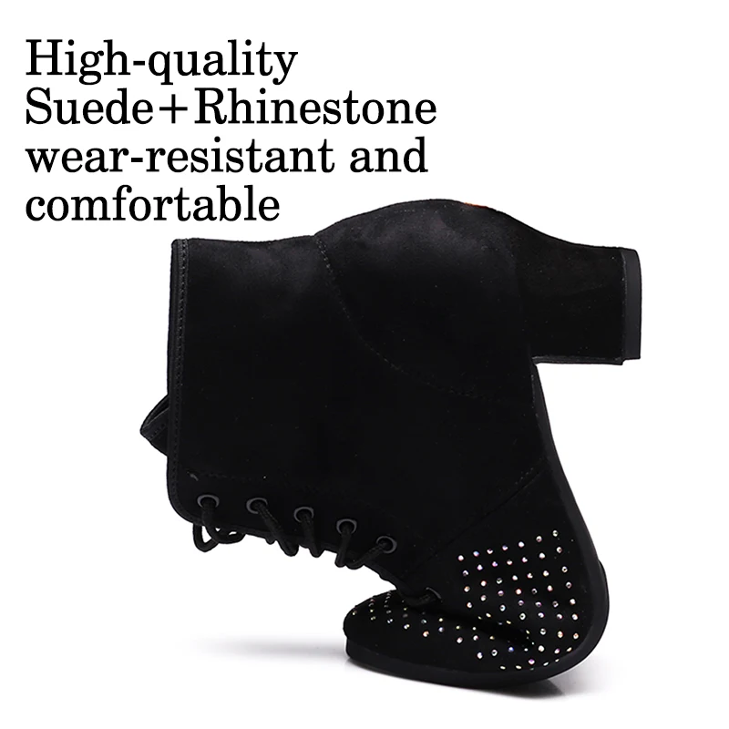 DKZSYIM Women Dance Shoes Latin Ballroom Dance Shoes Modern Shoes Women Tango Shoes Dance Sneaker For Ladies Heeled 3cm-5cm 5