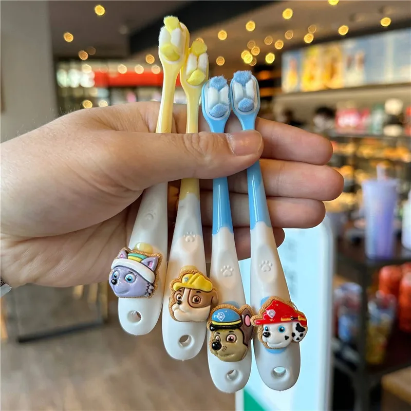 

Paw Patrol Toothbrush Cute Small Head Soft Bristle Chase High Density Brush Wire Does Not Damage Gums Kids Birthday Gift