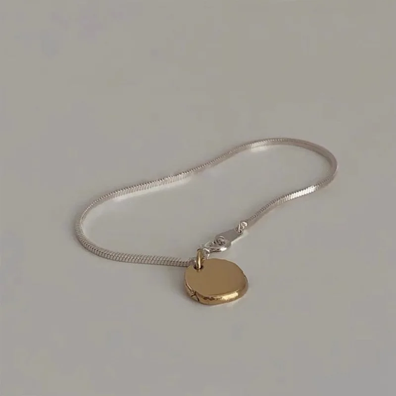 XIYANIKE Hip Pop Simple Round Chain Bracelets Bangle For Women Girls New Fashion Trendy Jewelry Friend Gift Party pulseras mujer