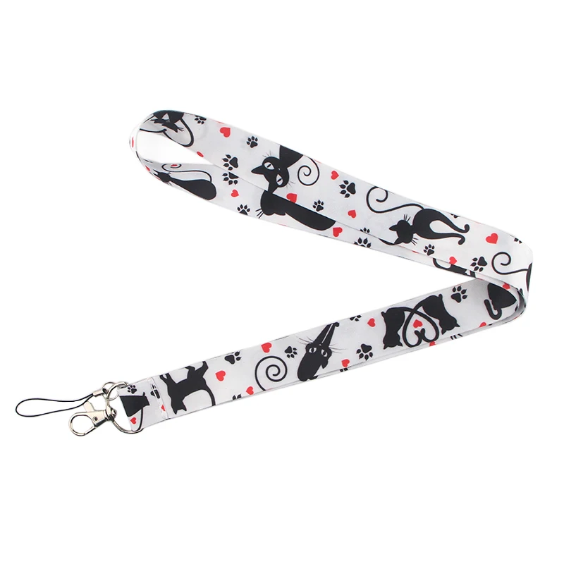 Chic Art-Inspired Lanyard with Badge Holder & Charm Accessories - Perfect