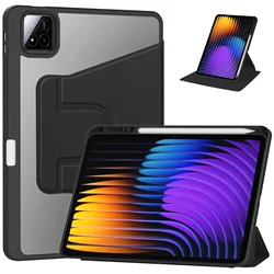 360° Rotating Tablet Case with Pencil Holder - Premium Cover for Mi Pad 7 Pro 11.2 (Black)