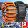 Car Tire Snow Chains Thicken Widen Crawler Antiskid Chain Belt Winter Auto Wheel Tyre Anti-Slip Ties Emergency Tool