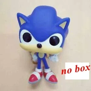 Nuevos juguetes de vinilo FUNKO POP SUPER SONICs con anillo n.º 283 EMERALD n.º 284 SHADOW n.º 285, modelo de figura de acción coleccionable para regalo de niños