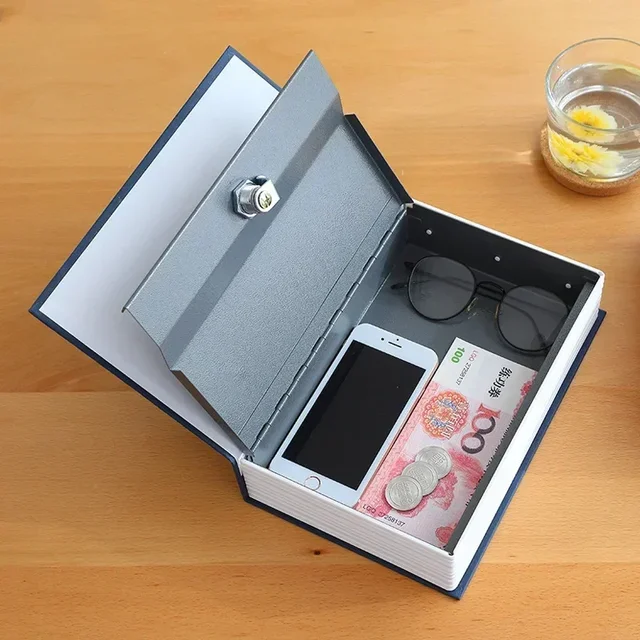 Dictionary Mini Book Safe Security Key Locker Money Hidden Secret Safe Key Safe Box Cash Lock Box Money Coin Storage Jewellery 6