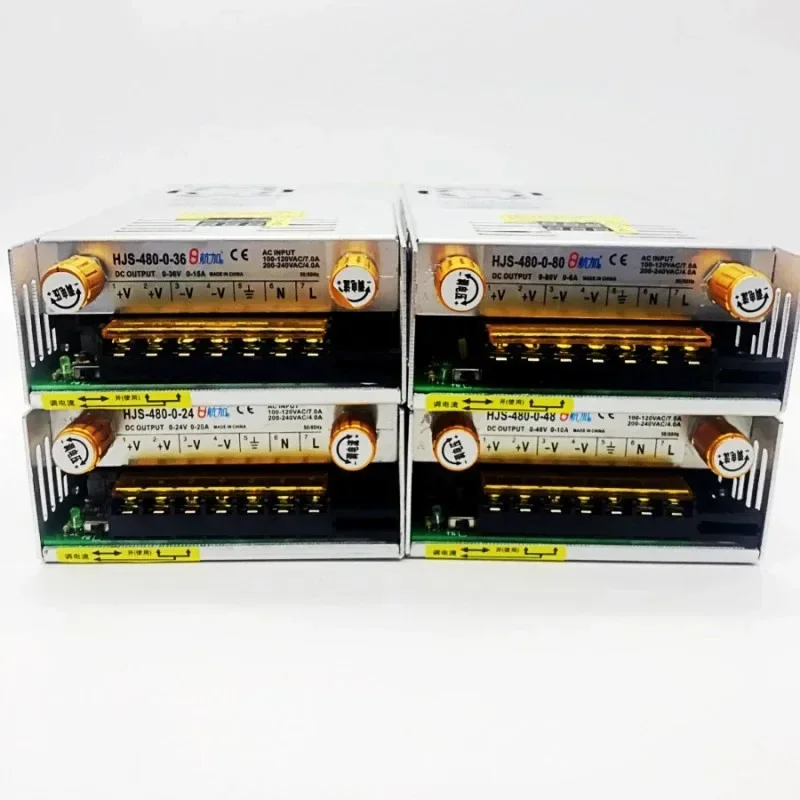 Description Picture 4 of itemAC DC Transformers 220V To 5V 12V 24V Switching Power Supply Adjustable 36V 48V 60V 80V 120V 160V 220V 480W Digital Display