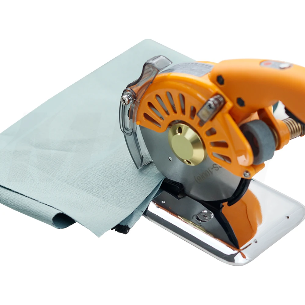 Industrial Electric Scissors Handheld Round Blade 110V/220V Cutting Cloth Machine Silent Servo Direct Drive Electric Round Knife 5