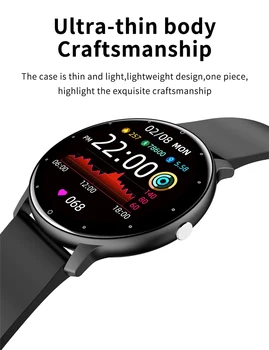 Smartwatch ZL02 Pro Reloj Inteligente Dafit Schermo rotondo da 1,39 pollici IP67 Orologi sportivi impermeabili ZL02D Pro con rete in silicone