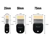 Nylon Hair Scrubbing Brush 25mm 50mm 75mm Tip For Artist Acrylic Gouache Oil Watercolor Art Drawing Wooden Handle Paint Brushes 3