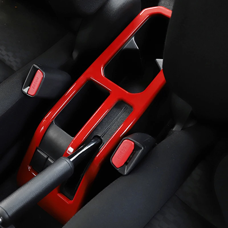 Jimny Interior Gear Gear Shift Handbrake Panel Cup Holder Cover Anti-Scratch Protector For Suzuki J64 JB74 JC74 -