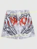 Mens Summer Classic Skull Beach Short Pants New Fashion Skeleton Hand Print Men  Gym Shorts Quick Drying  Shorts Men Clothing 4