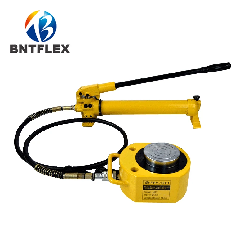 NEWTRY CP-700 Manual Hydraulic Hand Pump and Hydraulic Jack 30T Hydraulic  Cylinder Low Profile Hydraulic Ram