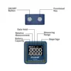 SHAHE Portable Electronics Digital Level Protractor Inclinometer Mini Digital Meter Measurement Angle Leveling Tool 3