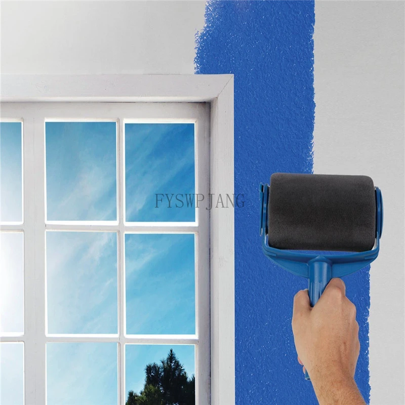 Paint Roller Multifunctional Household Roller Brush Set One Wall A Time Portable Latex Paint Roller Brush Painting Set portable time lapse camera tl3000 screen 90° rotation low light full color 2 0 display 4k video built in 3000mah battery