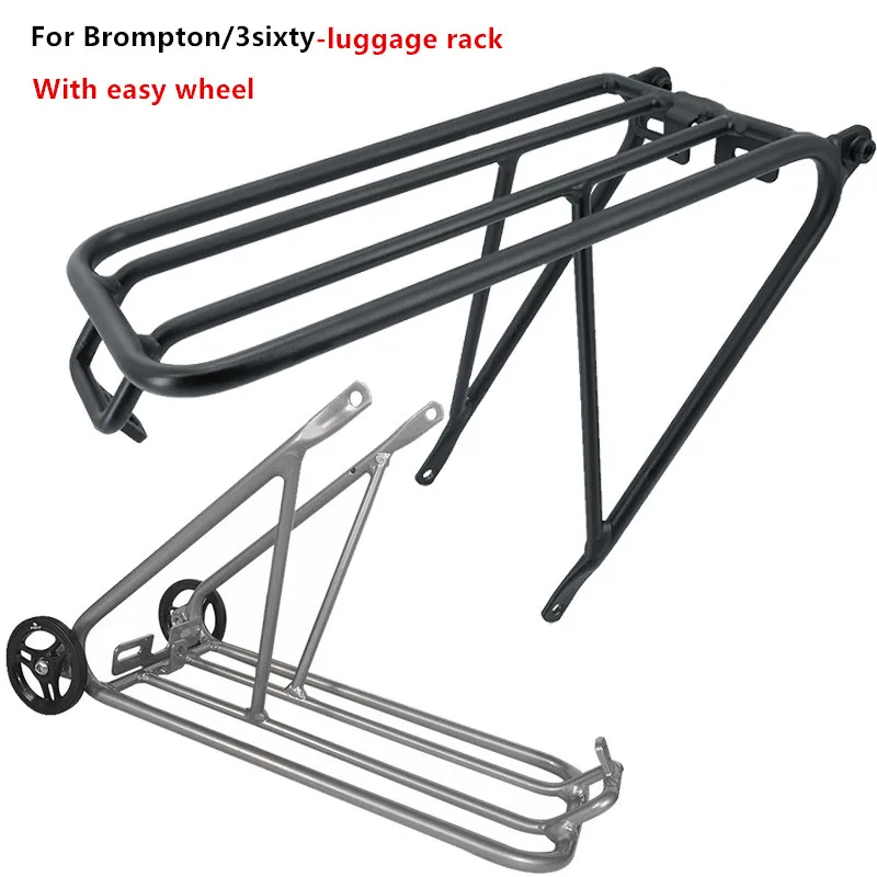 2022 New Folding Bicycle Rear Rack Aluminum Alloy Rear Luggage Rack