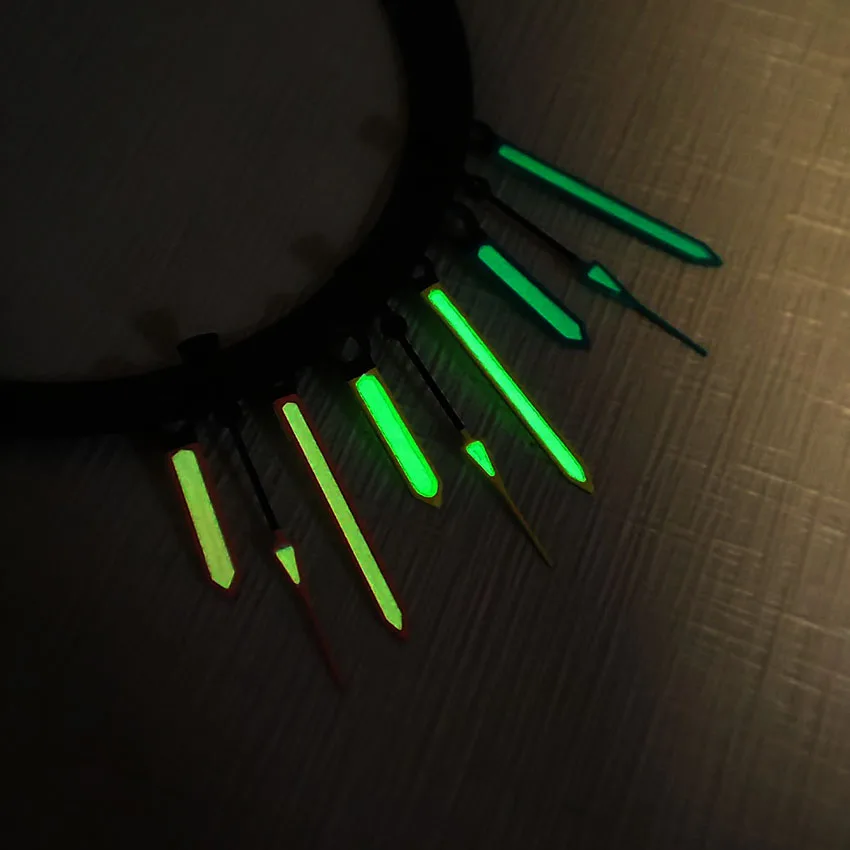 NH35 Hands watch accessories C3 strong night light hands yellow blue hands suitable for NH35/NH36/4R/7S movements watch accessories
