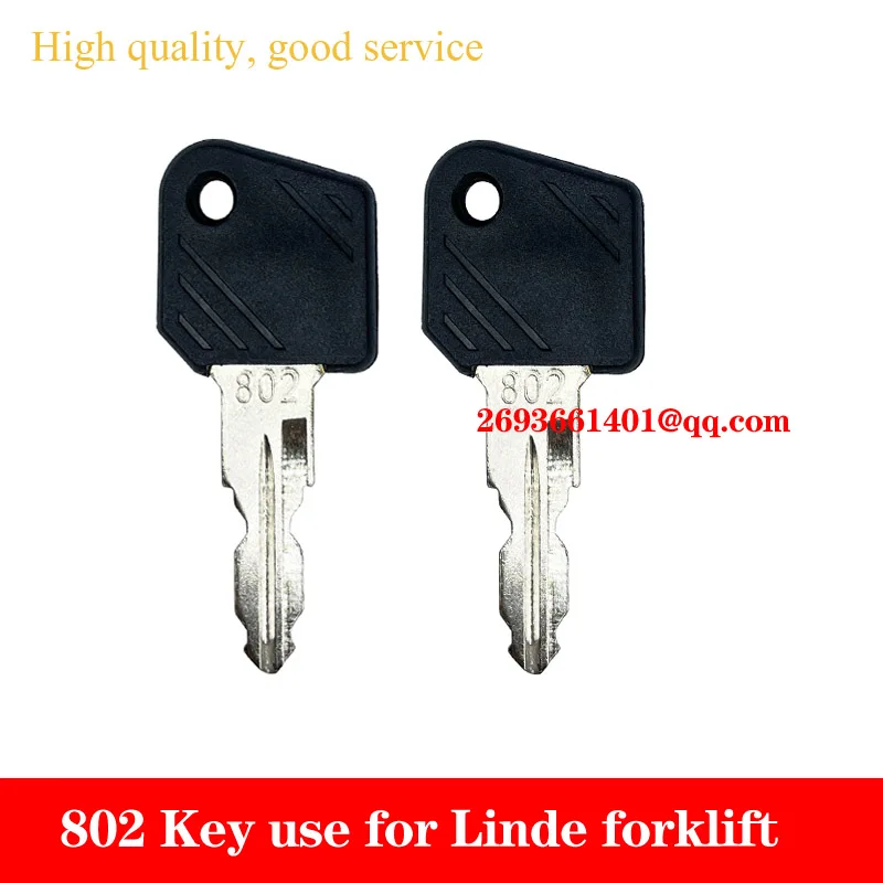 2 pcs 802 Ignition Key 0009311203/0039730404 for Linde Forklift 5pc ignition key 801 forklift high lift truck ant linde key 0009730419 0009701304