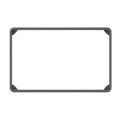 Silicone Screen Protective Case for GPS Screen - 15.6 Inch Premium Interior Decor Cover (Space Grey)