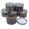 50pcs/set 20g 30g 50g 100g 120g 150g Plastic Jar with Lids Screw Tin Clear Container Empty Cosmetic Cream Powder Pot Makeup Box 3