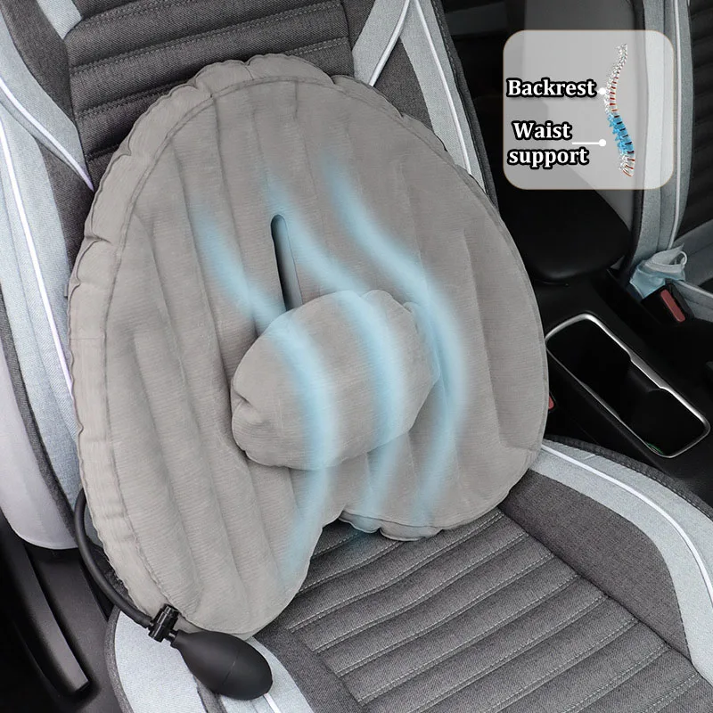 Ergonomic Car Seat Headrest & Lumbar Cushion Set Driver's Seat Backrest  Neck Pillows Car Seat Cushion Lumbar Support - AliExpress