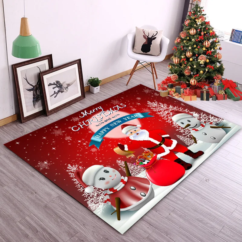 Alfombra antideslizante para cocina, decoración del hogar, Navidad, Año  Nuevo, alfombra de entrada, cuarto de baño, lavable A19 23.6x70.9 in