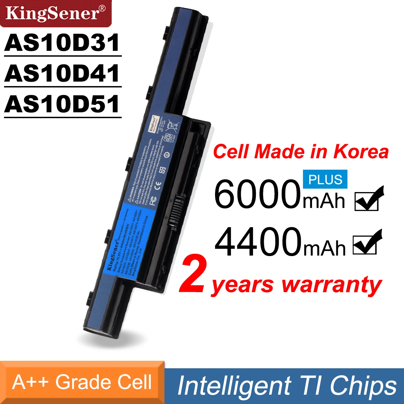 Аккумулятор KingSener для ноутбуков Acer