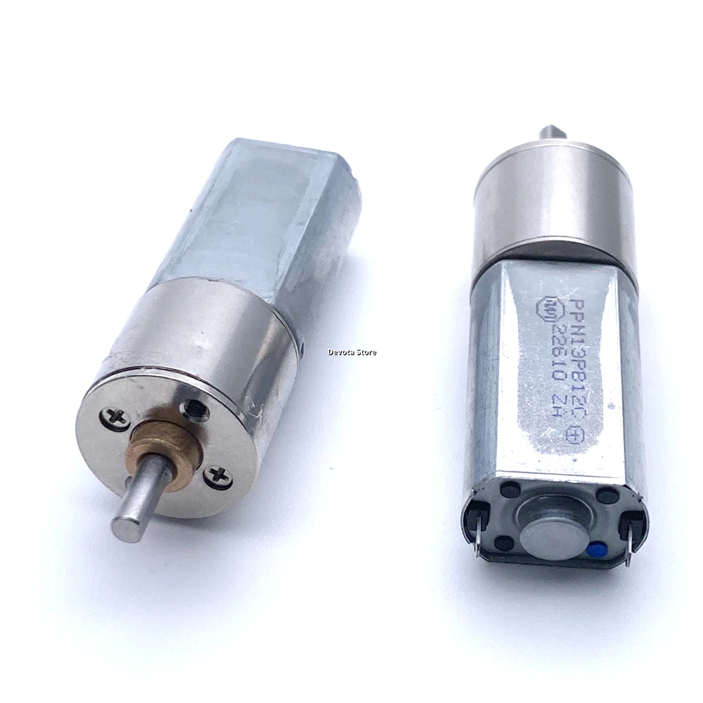 dc gear motor micro pequeno motor prova de poeira torque diy robo maquinas bloqueio carro dvd eixo 01