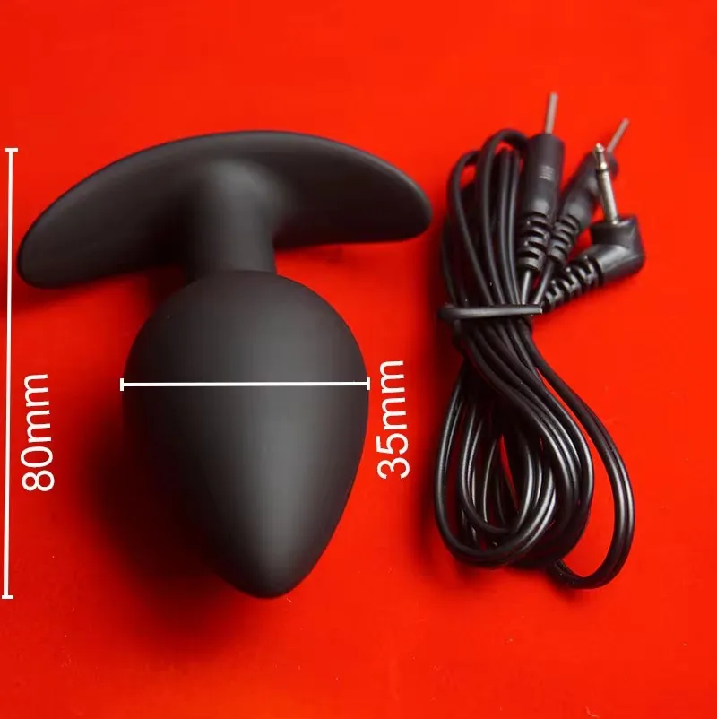 Electro Bdsm Anal Plug Dildo Sex Toys Electric Sex Butt Plugs Electrosex Electrostimulator Estim E stim E-stim Prostate Massage electro sex toys electric sex toys