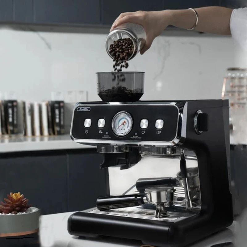 MáQuina De Café Espresso, MáQuinas De Capuchino De 19 Barras, Con Varita De  Vapor De Espumador De Leche, Para Barista Casero