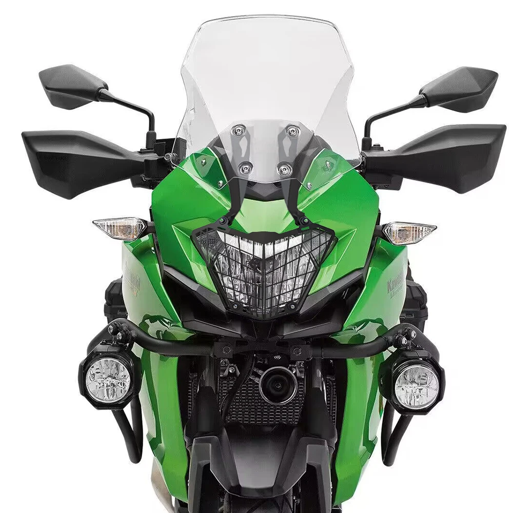 

2023 крышка фары мотоцикла CNC, решетка радиатора для Kawasaki Versys 300 Versys250 VERSYS-X 300 250 ABS 2017-2022 2018 2019