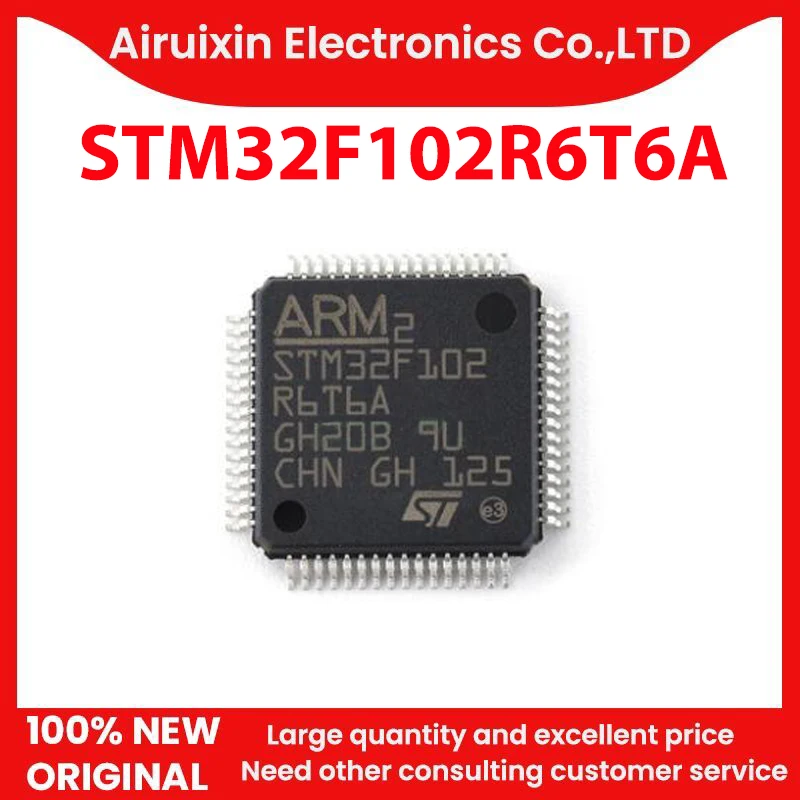 

100% новые и оригинальные STM32F102R6T6A LQFP64 1 шт./лот
