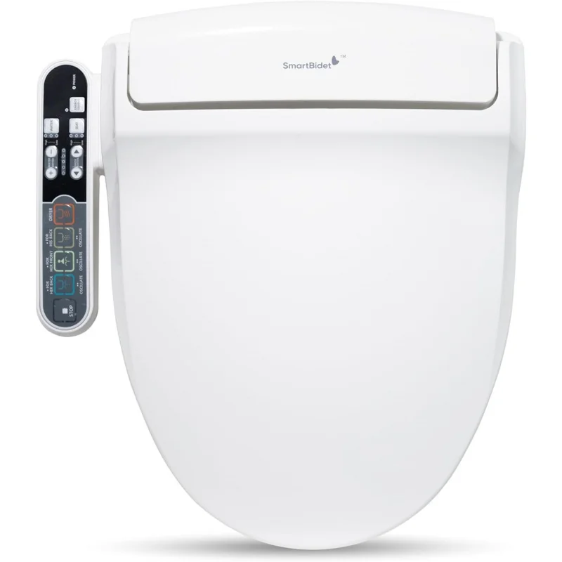 

SmartBidet SB-2000 Bidet Seat for Elongated Toilets - Electronic Heated Toilet Seat with Warm Air Dryer and Temperature Controll