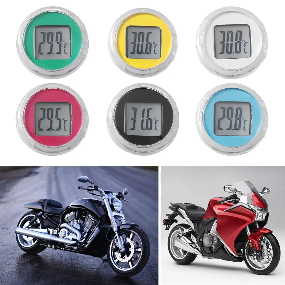 Therye.com-Montre de montage de moto autocollante étanche, mini moto,  compteur de température numérique, accessoires de moto étanches, compteur  de temperature moto - AliExpress