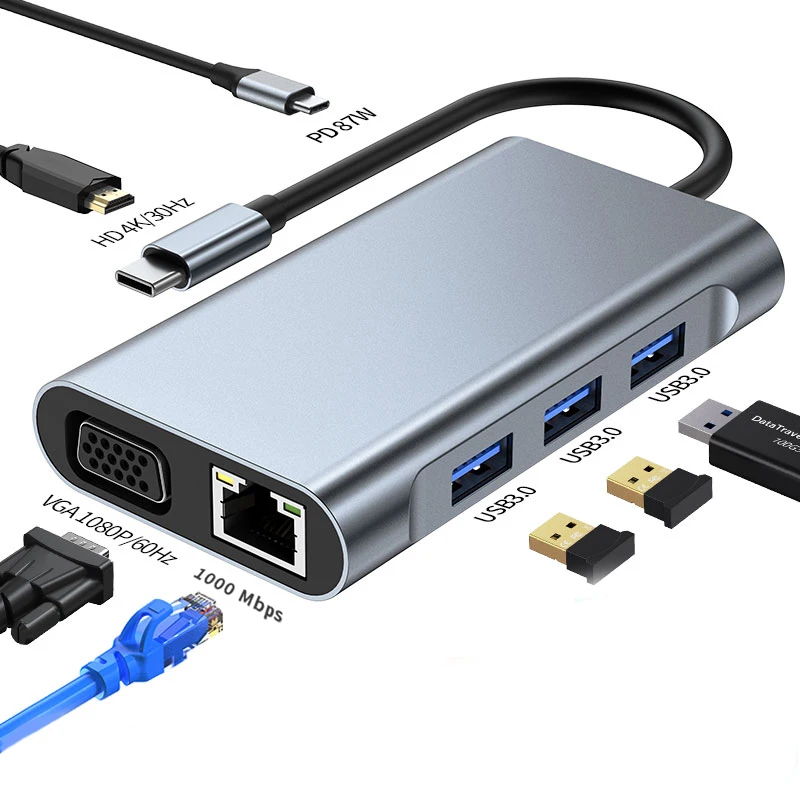 7in1 USB Type-C Hub Multiport Adapter